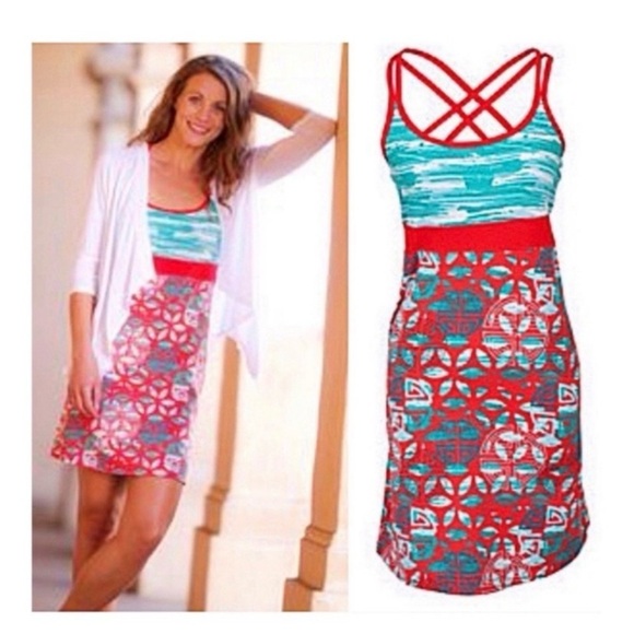 SOYBU Tahiti Tropical Print Athletic Dress - Picture 2 of 6